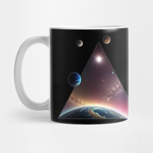 Planets in Space - Cosmic Exploration Design Mug